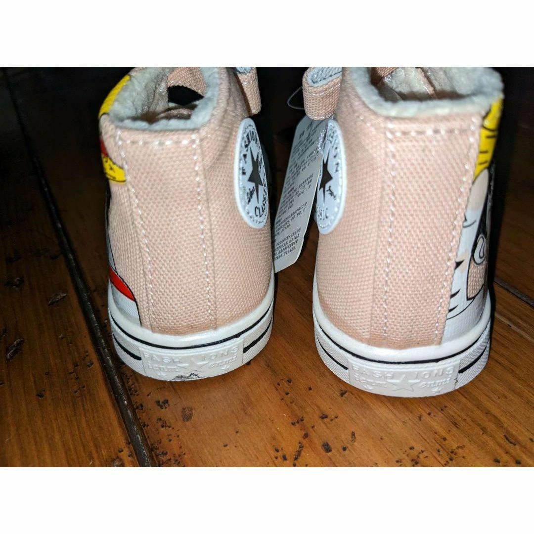 新品 ピンク 14cm 子供靴 スニーカー シューズ 靴 キッズ キッズ/ベビー/マタニティのベビー靴/シューズ(~14cm)(スニーカー)の商品写真
