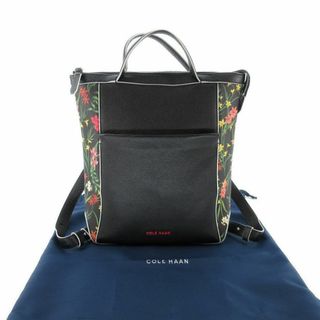 コールハーン(Cole Haan)の超美品 コールハーン リュック バッグ 花柄 レザー 30-24040405(リュック/バックパック)