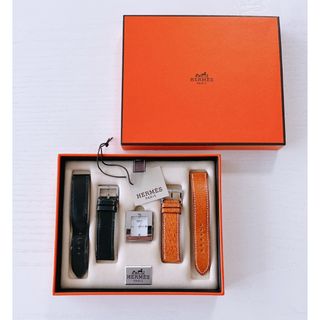 エルメス(Hermes)の【可動品】エルメス 腕時計 Hウォッチ スクエア レディース 可動品 箱(腕時計)