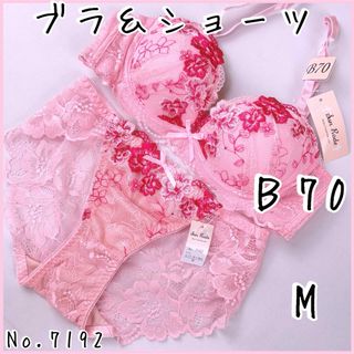 ブラジャーショーツセットＢ70    No.7192(ブラ&ショーツセット)