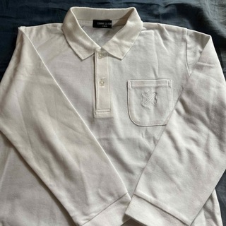 コムサイズム　白ポロシャツ　男児　130(ドレス/フォーマル)