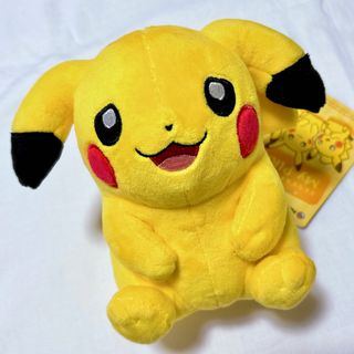 ポケモン(ポケモン)のポケモンセンター マイピカチュウ 困り顔 垂れ耳 タレ目 やれやれ オス(キャラクターグッズ)