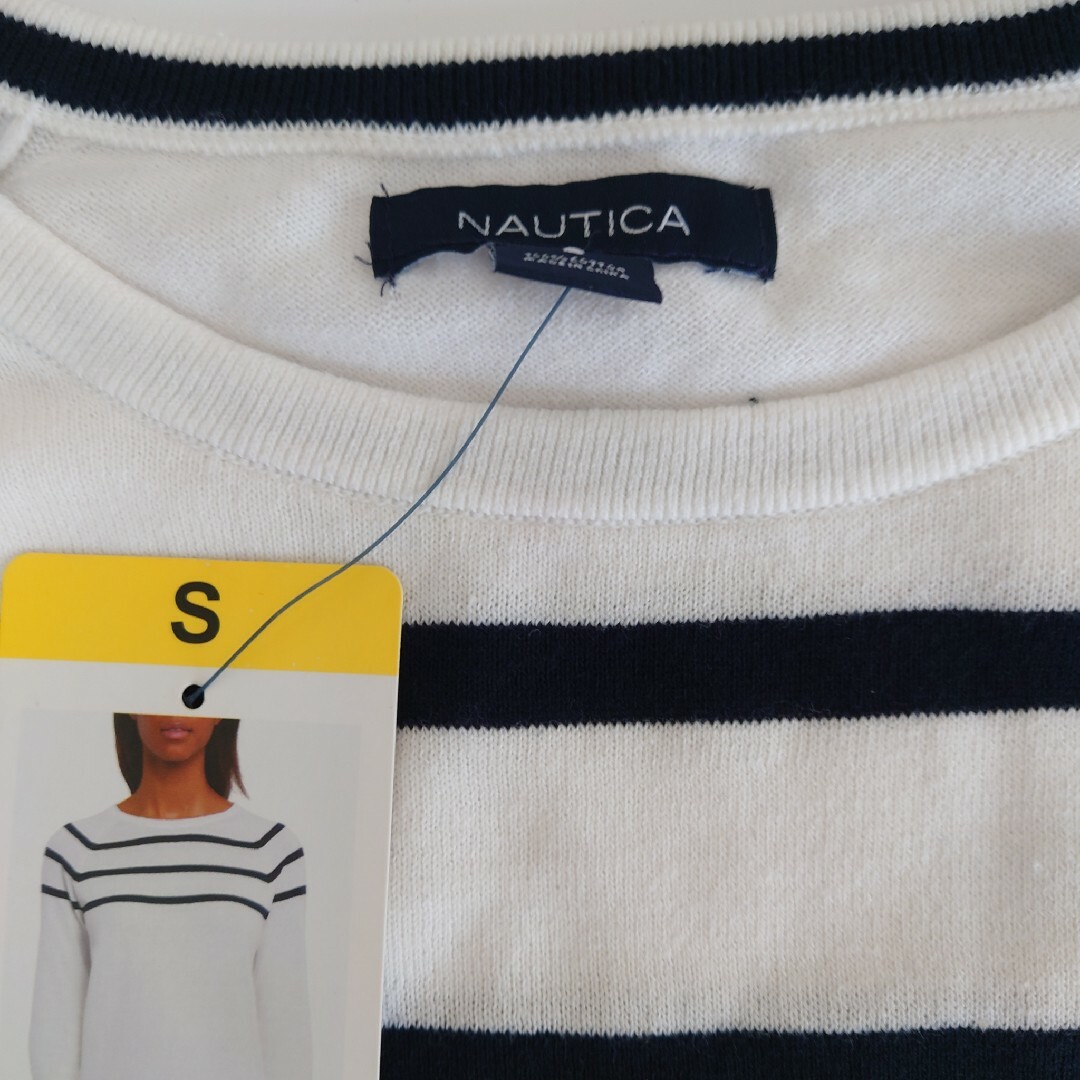 NAUTICA(ノーティカ)のNAUTICA　ノーティカ　ニットカットソー　長袖 レディースのトップス(ニット/セーター)の商品写真