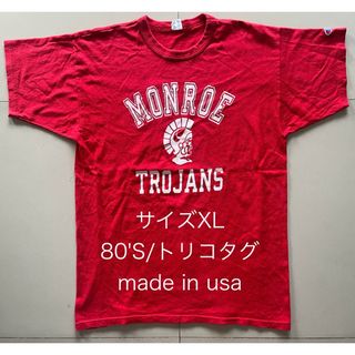 チャンピオン(Champion)のチャンピオン/tシャツ/サイズXL/80's/トリコタグ/アーチ/ヴィンテージ(Tシャツ/カットソー(半袖/袖なし))