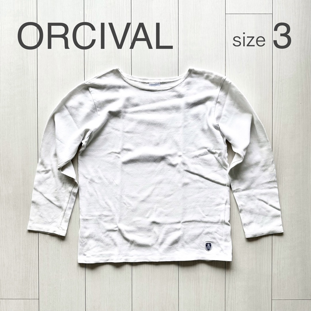 ORCIVAL(オーシバル)のORCIVAL（オーシバル）| バスクシャツ サイズ3（メンズS相当） メンズのトップス(Tシャツ/カットソー(七分/長袖))の商品写真