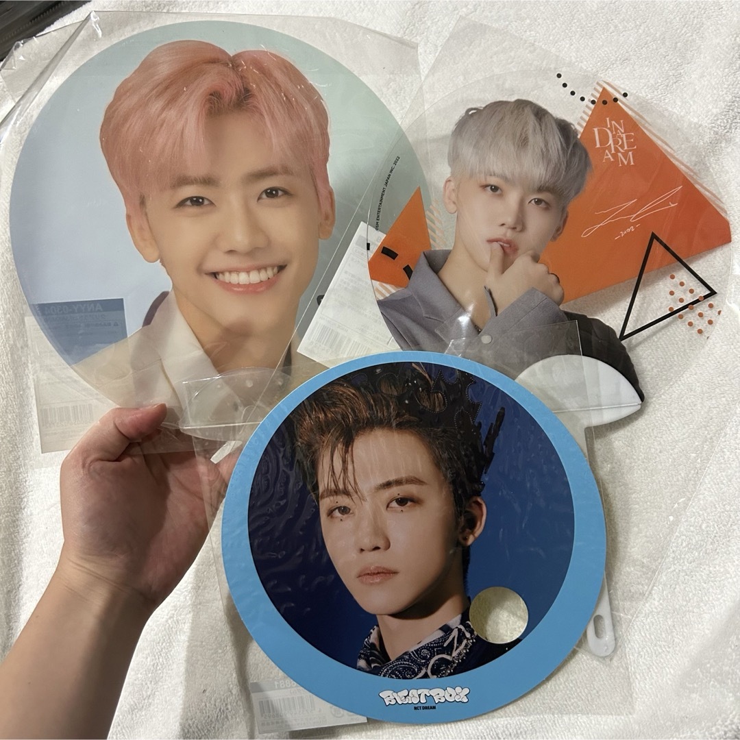 NCT(エヌシーティー)のNCT DREAM ジェミン うちわ THE DREAM SHOW 団扇 グッズ エンタメ/ホビーのCD(K-POP/アジア)の商品写真