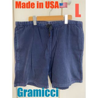 グラミチ(GRAMICCI)の★USA製★size L★グラミチGramicci★ショートパンツ★ネイビー(ショートパンツ)