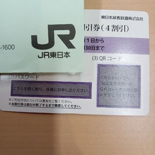 JR東日本株主優待券