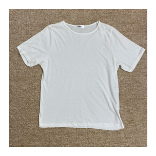 ネイビー(NAVY)のTシャツ カットソー ホワイト 白(Tシャツ(半袖/袖なし))