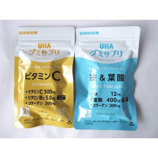 ユーハミカクトウ(UHA味覚糖)のUHA味覚糖 グミサプリ ビタミンC 鉄&葉酸 セット(ビタミン)