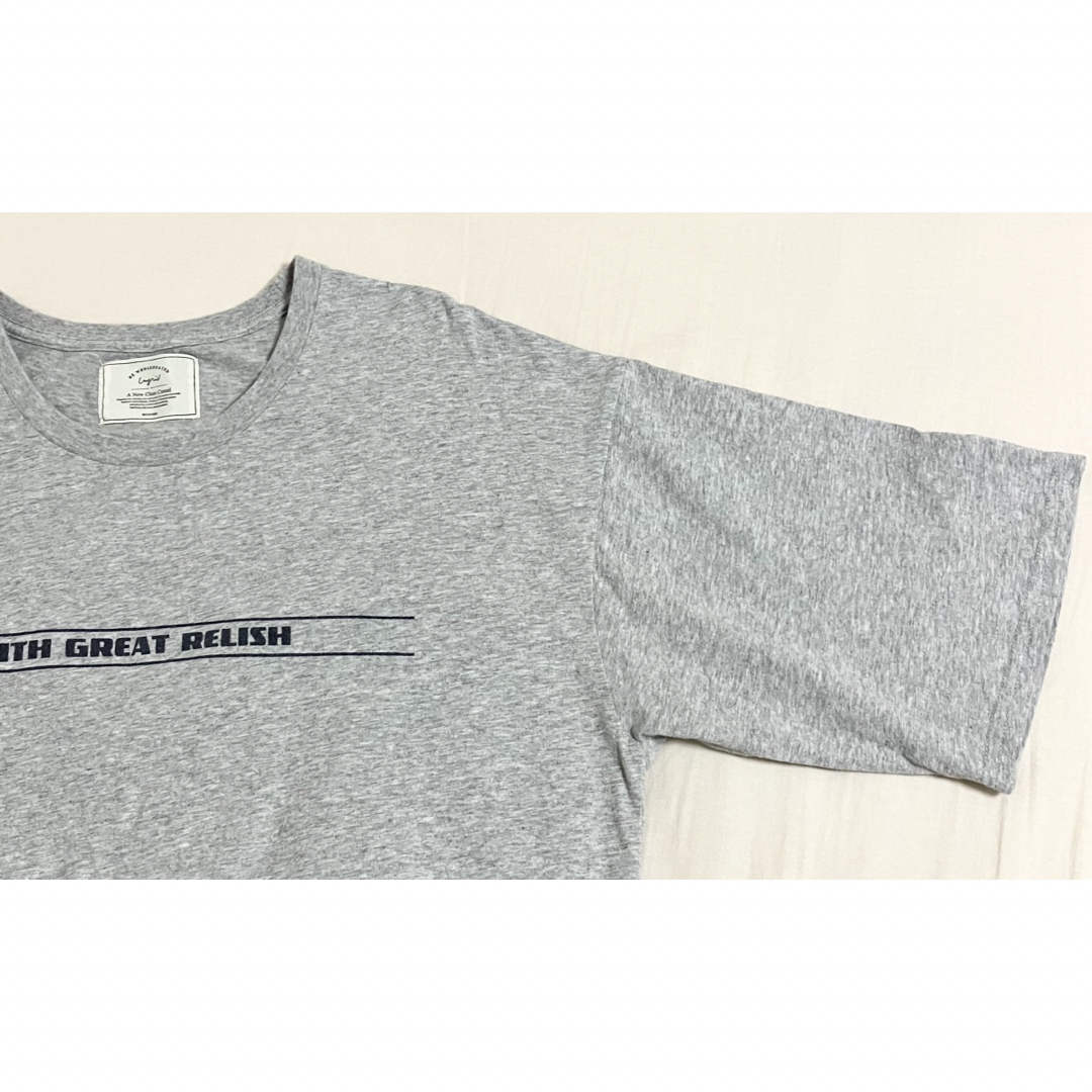 Ungrid(アングリッド)のUngrid  オーバーサイズTシャツ　ロゴビックTシャツ　ワンピース　グレー レディースのトップス(Tシャツ(半袖/袖なし))の商品写真