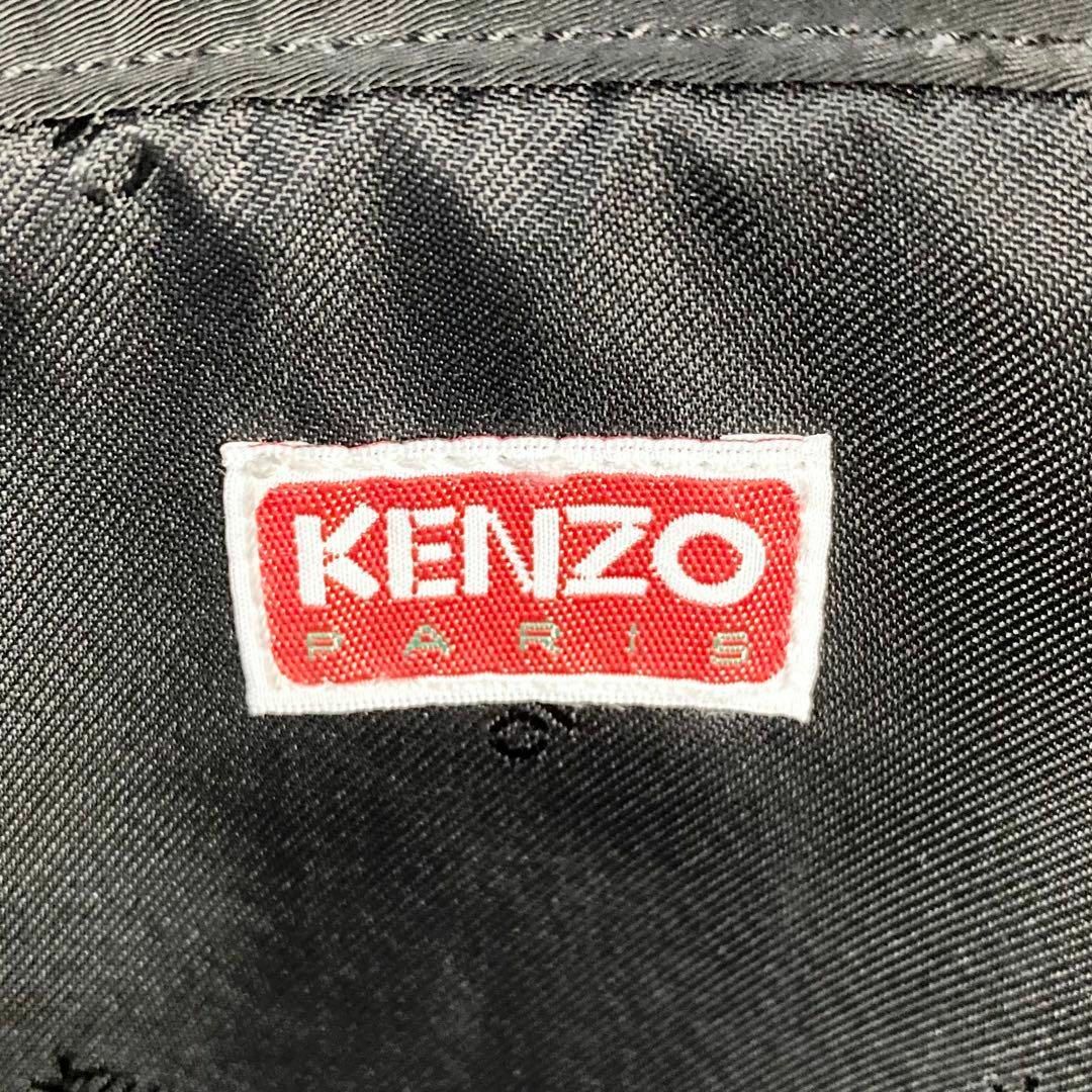 KENZO(ケンゾー)の【未使用級 極美品】KENZO ジャングル バックパック ワッペンブラック 黒 メンズのバッグ(バッグパック/リュック)の商品写真