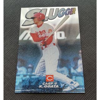 プロ野球チップス　カルビー　2004 広島カープ　緒方　SLUGGER カード(シングルカード)