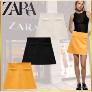 ザラ(ZARA)のzara フェイクスエードショートスカート(ミニスカート)