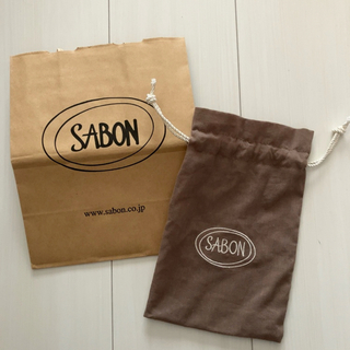 サボン(SABON)のSABON サボン ショッパー 巾着(ショップ袋)