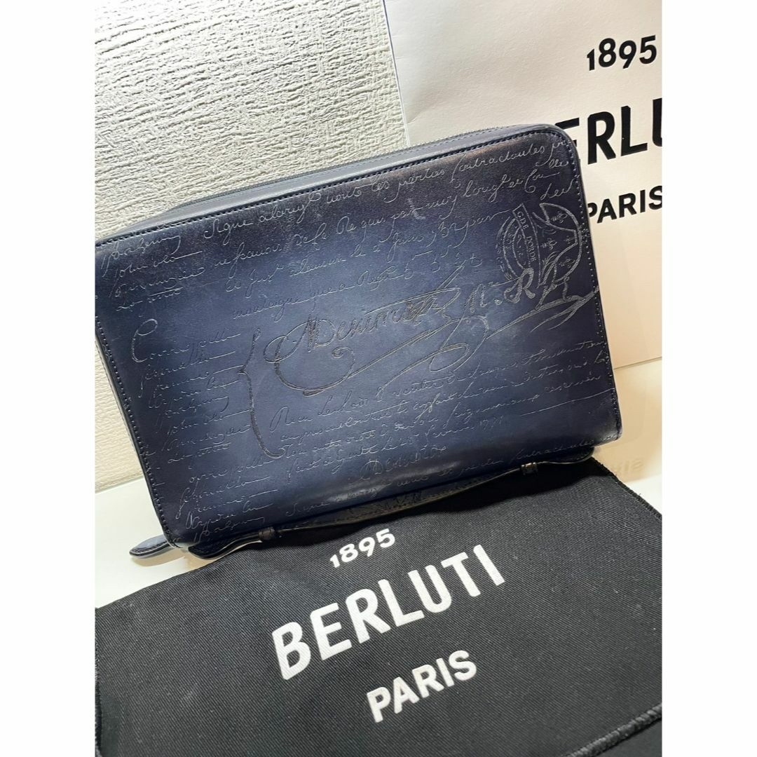 Berluti(ベルルッティ)の【極美品】ベルルッティ イタウバ ワイド スクリットレザー メンズのファッション小物(長財布)の商品写真