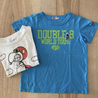 ダブルビー(DOUBLE.B)の【２枚】ダブルビー/ファミリア　Tシャツ110㎝セット(Tシャツ/カットソー)