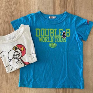 ダブルビー(DOUBLE.B)の【２枚】ダブルビー/ファミリア　Tシャツ110㎝セット(Tシャツ/カットソー)