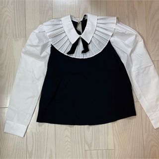 ザラ(ZARA)の【ZARA】美品  ザラ  リボン   シャツ  ブラウス(シャツ/ブラウス(長袖/七分))