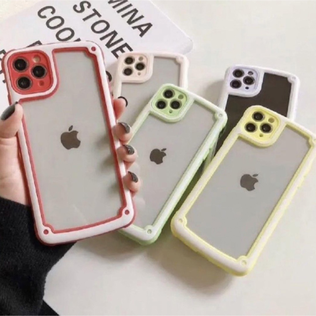 iPhone(アイフォーン)の【iPhonexsmax】ピンク iPhoneケース シンプル スマホ/家電/カメラのスマホアクセサリー(その他)の商品写真