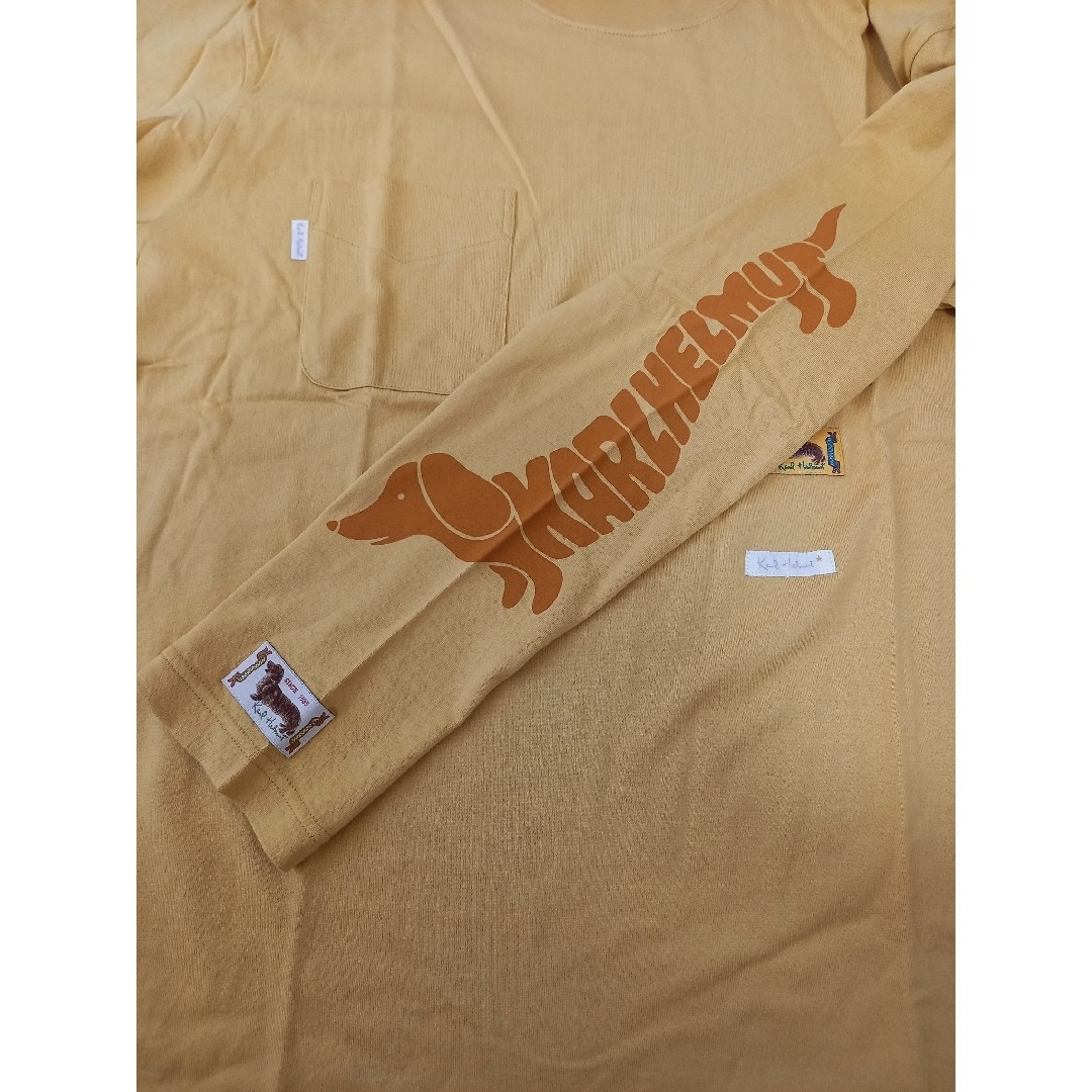 カールヘルム 長袖Tシャツ ダックスフンド イエロー カールヘルム 長袖Tシャツ ダックスフンド イエロー