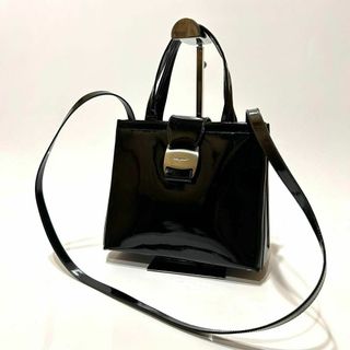 Ferragamo - 【美品】Salvatore Ferragamo 2way ハンドバッグ　ヴァラ