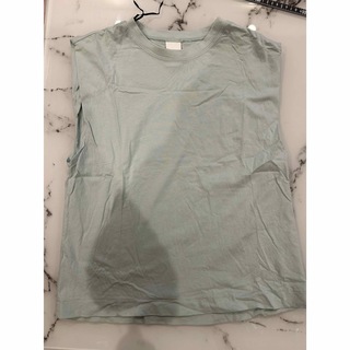 エイチアンドエム(H&M)のH&Ｍ レディース　Sサイズ　水色カットソー(Tシャツ(半袖/袖なし))