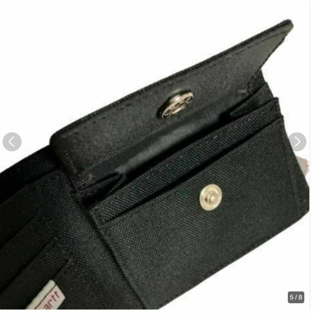 carhartt(カーハート)のCarhartt カーハート 二つ折り財布 ブラック　新品【箱あり】 レディースのファッション小物(財布)の商品写真