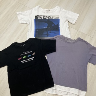 グローバルワーク(GLOBAL WORK)の男の子Tシャツ130 3枚セット(Tシャツ/カットソー)