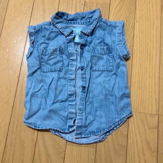 ベビーギャップ(babyGAP)のbabyGAP デニムシャツ 12〜18m(シャツ/カットソー)