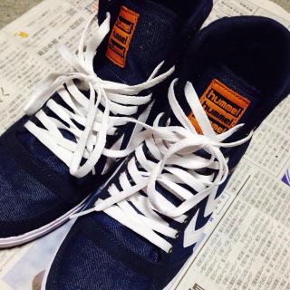 ヒュンメル(hummel)のhummel デニムハイカット(スニーカー)