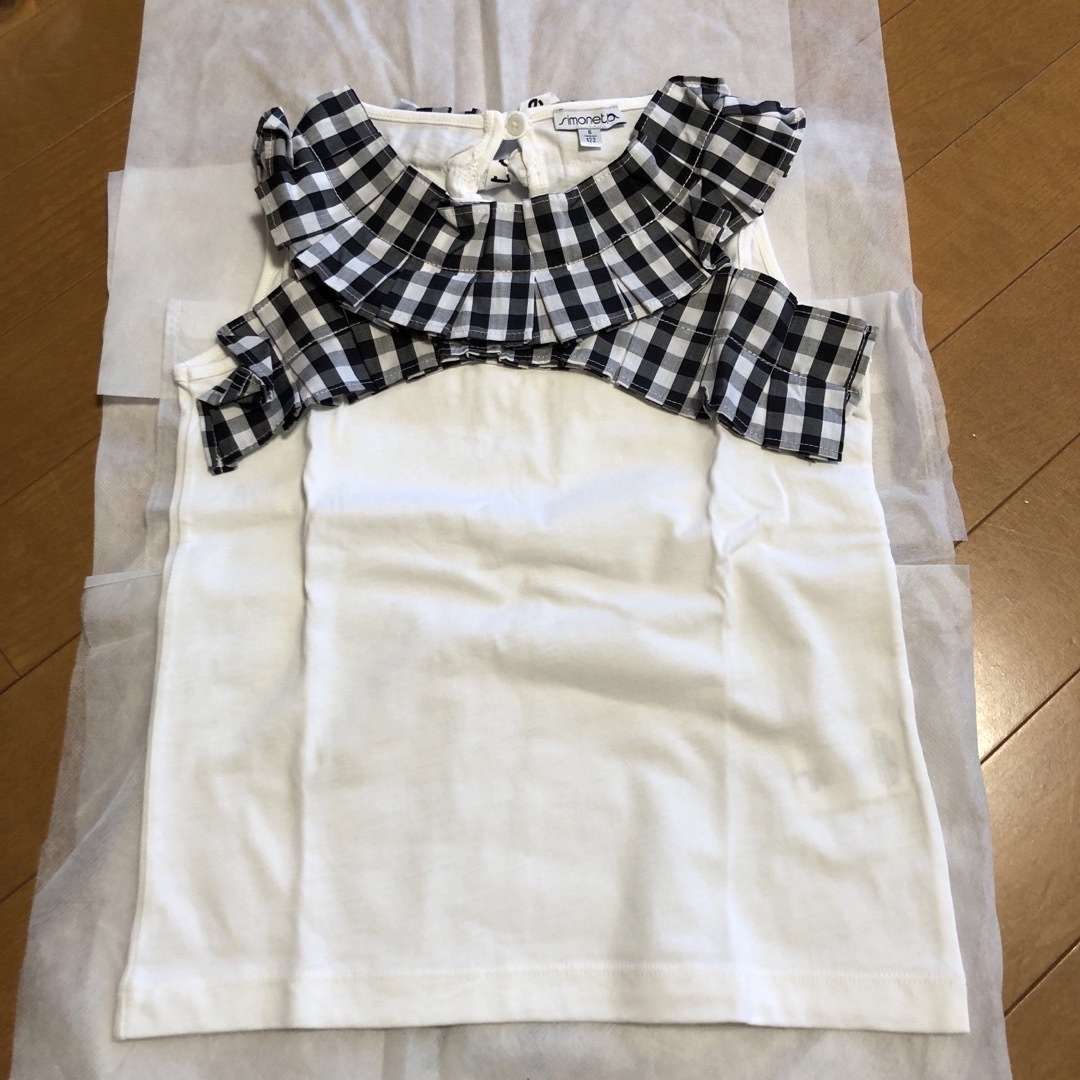 Simonetta(シモネッタ)の【新品】シモネッタ Simonetta 110 120 トップス 子供服 キッズ/ベビー/マタニティのキッズ服女の子用(90cm~)(Tシャツ/カットソー)の商品写真