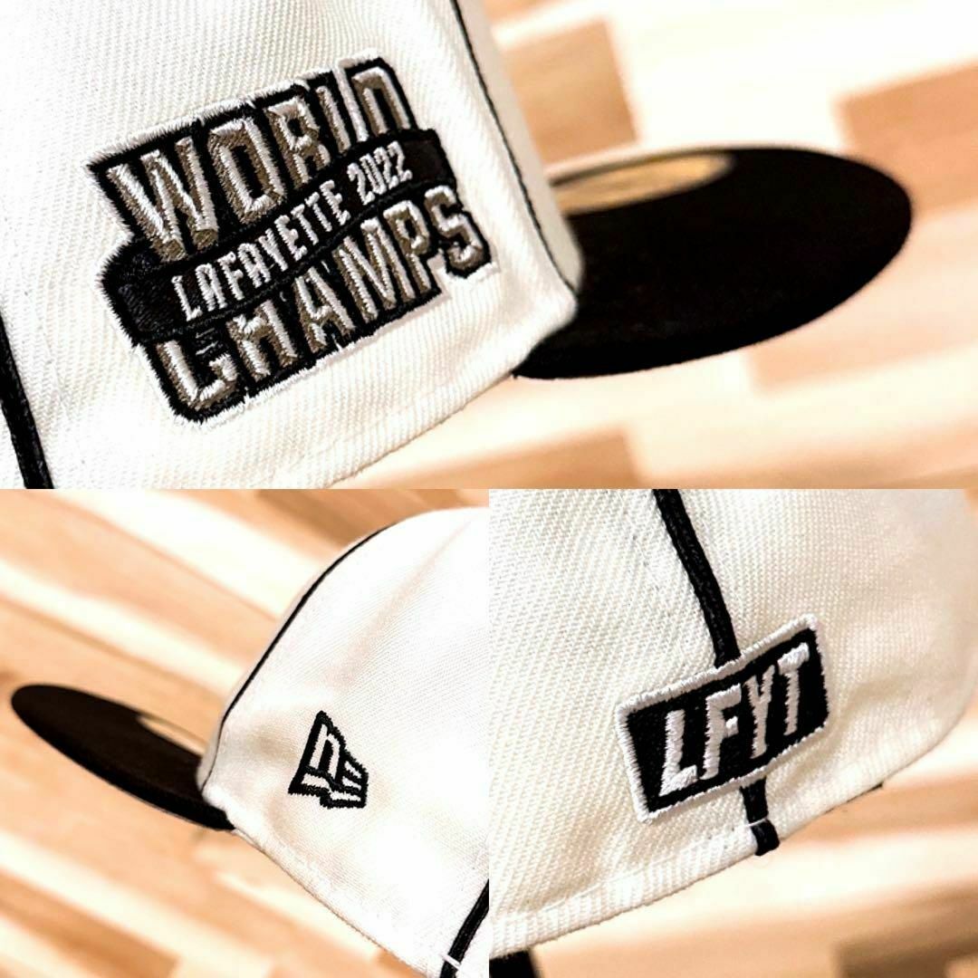 NEW ERA(ニューエラー)のレア【ニューエラ×ラファイエット】限定コラボ LF キャップ オフホワイト×黒 メンズの帽子(キャップ)の商品写真