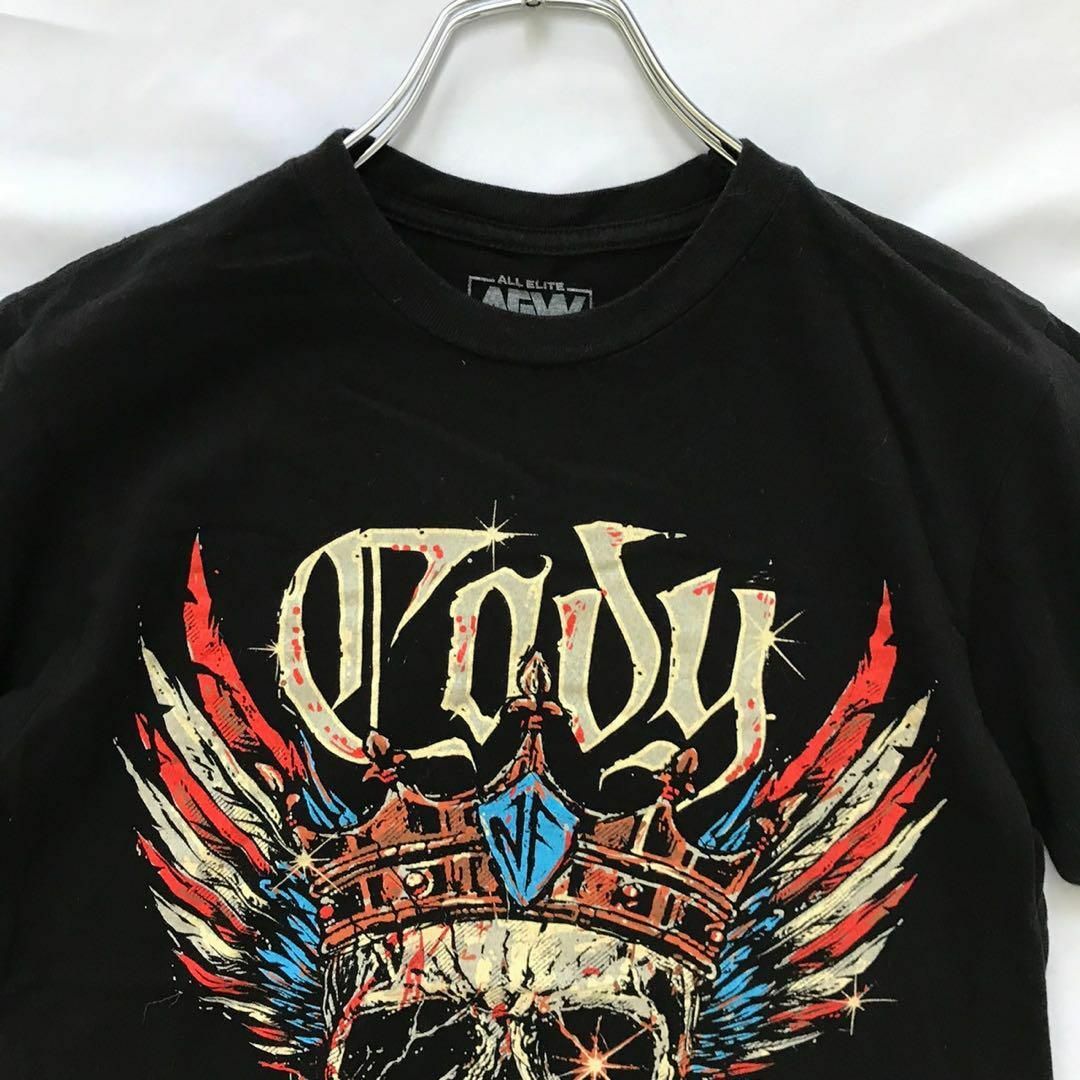 プロレスリング シャツ スカルall elite wrestling Tシャツ メンズのトップス(Tシャツ/カットソー(半袖/袖なし))の商品写真