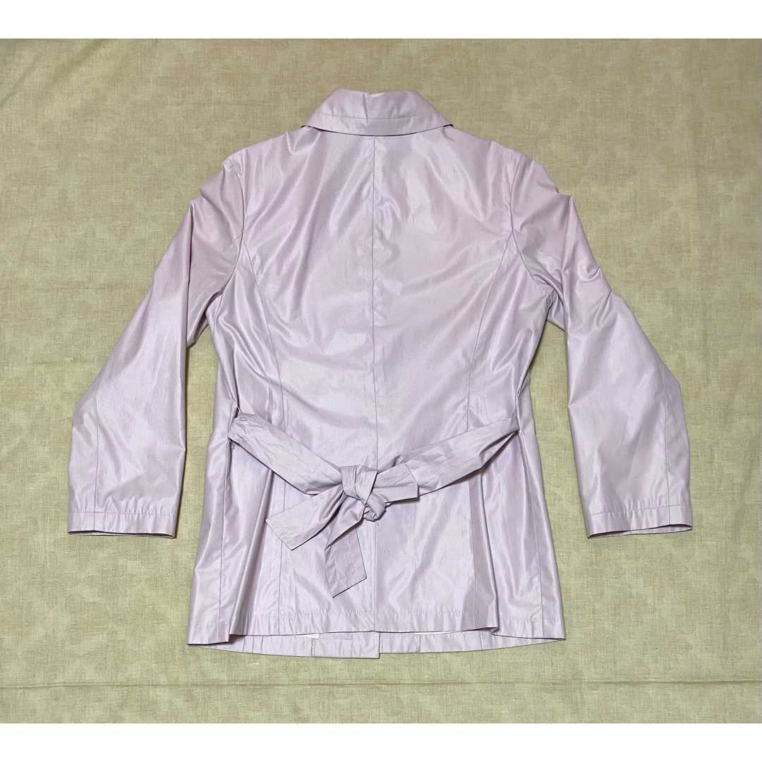 【美品】mm maille  スプリングコート　ピンク　Lサイズ レディースのジャケット/アウター(スプリングコート)の商品写真