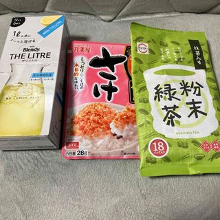 アジノモトエージーエフ(味の素AGF)のザリットル＋スシロー 粉末緑茶＋さけふりかけ(その他)