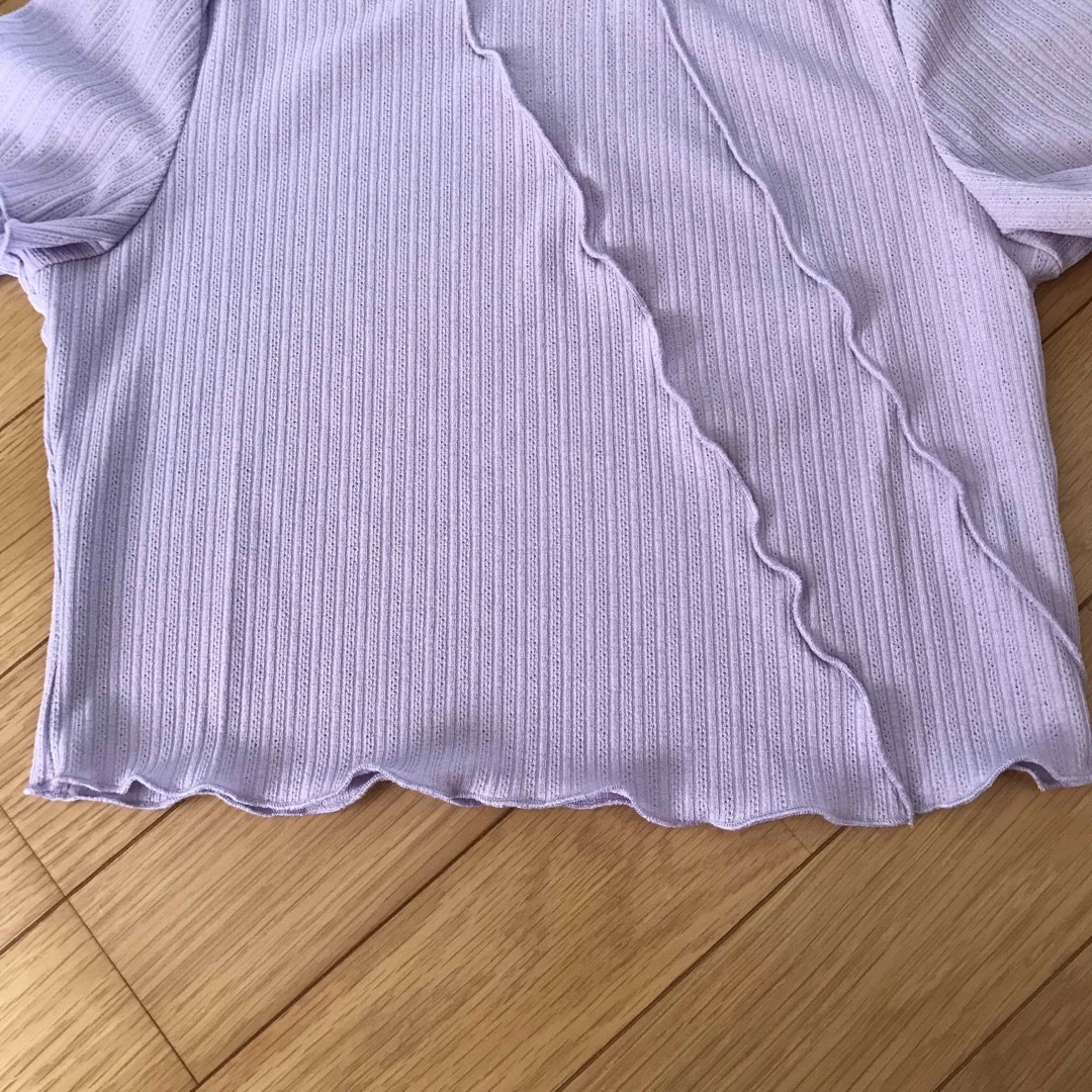 SHEIN(シーイン)のSHEIN クロップド メロー Tシャツ レディースのトップス(Tシャツ(半袖/袖なし))の商品写真