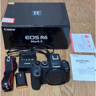 キヤノン(Canon)の【美品】Canon キャノン正規品 EOS R6 Mark II カメラ 本体他(ミラーレス一眼)