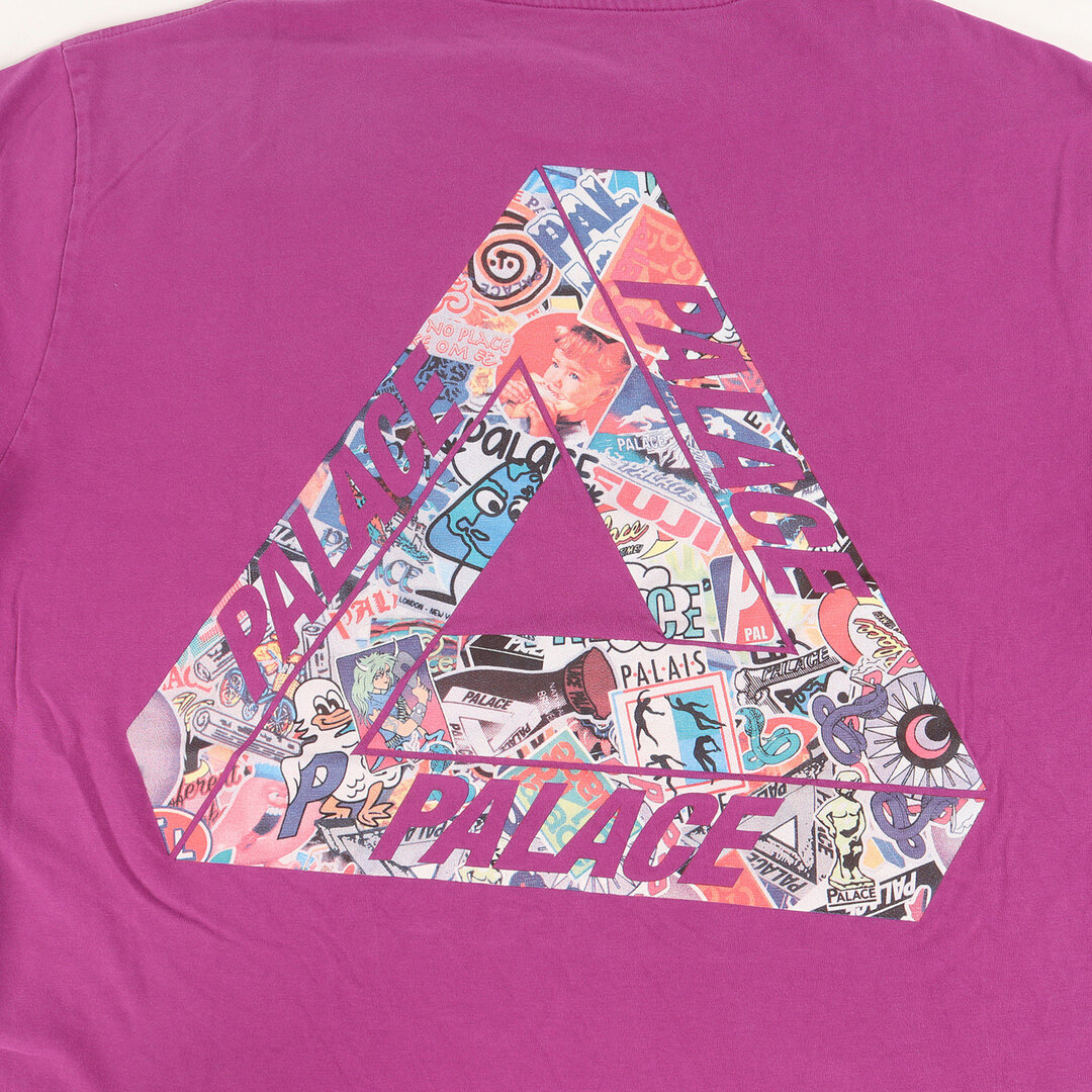 PALACE(パレス)のPALACE パレス Tシャツ サイズ:XL 21AW ステッカー グラフィック ロゴ クルーネック 半袖Tシャツ TRI-STICKER PACK T-SHIRT プラム トップス カットソー【メンズ】【中古】 メンズのトップス(Tシャツ/カットソー(半袖/袖なし))の商品写真