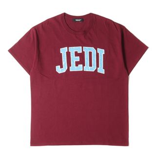 アンダーカバー(UNDERCOVER)のUNDERCOVER アンダーカバー Tシャツ サイズ:L 23SS STAR WARS スターウォーズ ジェダイ サテン パッチ クルーネック 半袖Tシャツ JEDI T-SHIRT UC1C9807-1 ボルドー トップス カットソー コラボ【メンズ】【中古】(Tシャツ/カットソー(半袖/袖なし))