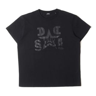 ディーゼル(DIESEL)のDIESEL ディーゼル Tシャツ サイズ:XL ラバー グラフィック ロゴ クルーネック 半袖Tシャツ OOSW9M-T-DIEGO-A8-OCATM ブラック 黒 トップス カットソー【メンズ】【中古】(Tシャツ/カットソー(半袖/袖なし))