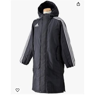 アディダス(adidas)のKIDS SHADOWロングボアコート(コート)