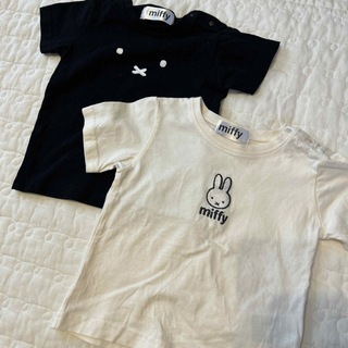 ミッフィー(miffy)のmiffy ベビーTシャツ　2枚セット(Tシャツ/カットソー)