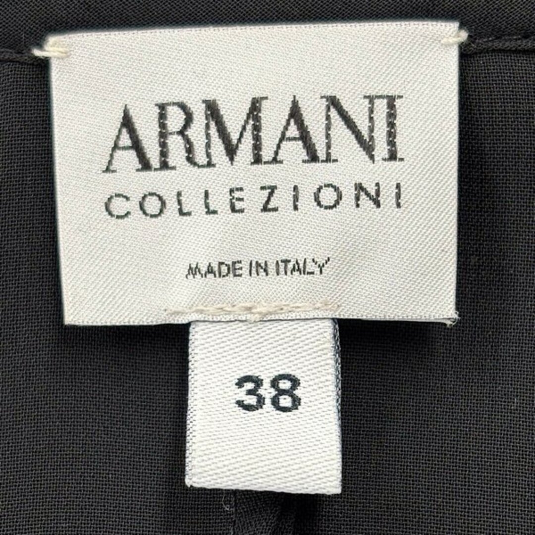 ARMANI COLLEZIONI(アルマーニ コレツィオーニ)の『USED美品』 ARMANI COLLEZIONI アルマーニコレッツォーニ  カーディガン ボレロ カーディガン ジャケット サイズ38 イタリア製ブラック レディース【中古】 レディースのトップス(カーディガン)の商品写真