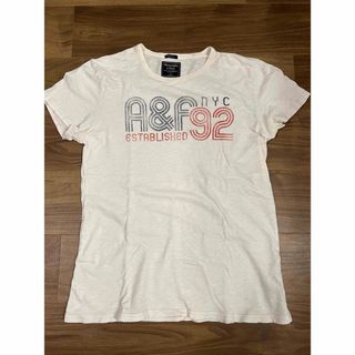 アバクロンビーアンドフィッチ(Abercrombie&Fitch)のアバクロ Tシャツ Sサイズ ホワイト(Tシャツ/カットソー(半袖/袖なし))