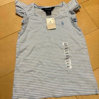 ラルフローレン(Ralph Lauren)の新品タグ付き　ラルフローレン　ボーダートップス　4Y(Tシャツ/カットソー)