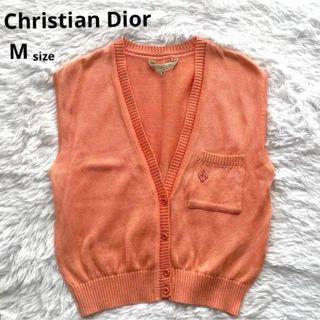 クリスチャンディオール(Christian Dior)のChristian Dior ベスト ノースリーブ サマーニット ゴルフウェア(ベスト/ジレ)