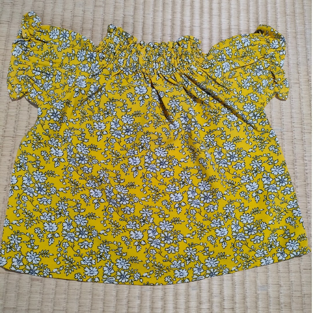 pairmanon(ペアマノン)のＴシャツ　花柄　90cm キッズ/ベビー/マタニティのキッズ服女の子用(90cm~)(Tシャツ/カットソー)の商品写真