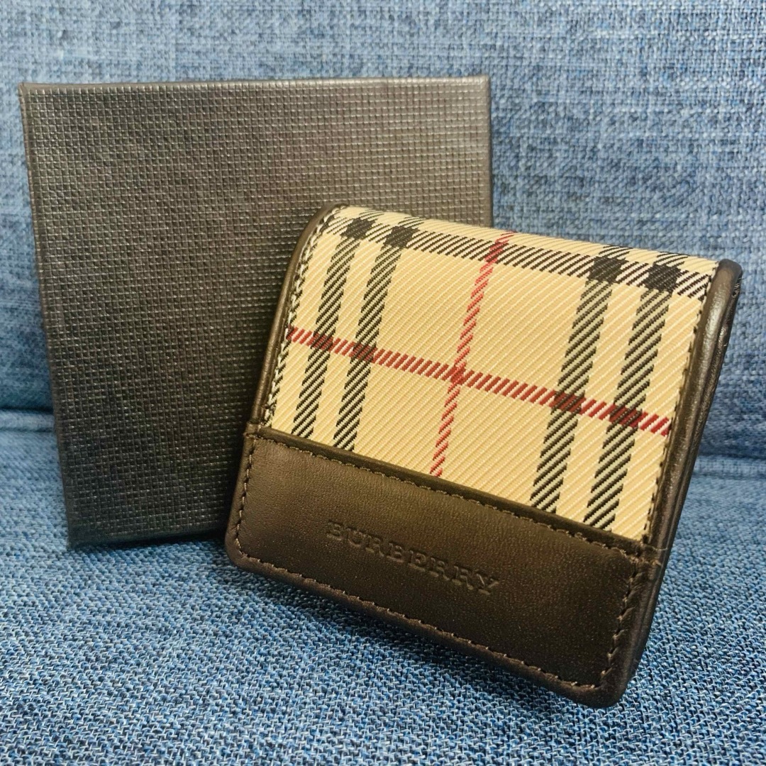 BURBERRY(バーバリー)の【新品未使用】Burberry バーバリー ノバチェック コインケース メンズのファッション小物(コインケース/小銭入れ)の商品写真