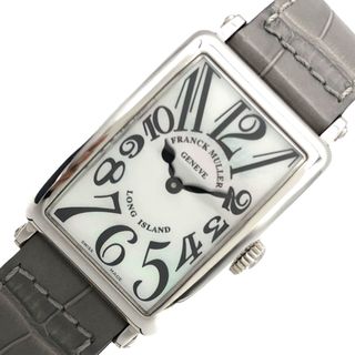 FRANCK MULLER - 　フランク・ミュラー FRANCK MULLER ロングアイランド ホワイトシェル 902QZMOP  SS/純正ベルト/純正尾錠 クオーツ レディース 腕時計